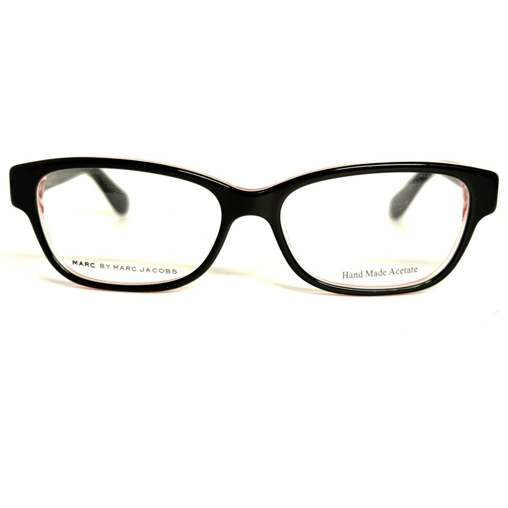 Marc by Marc Jacobs MMJ 591/N OJR 140 Black Red Clear Eyeglass Frames Acetate